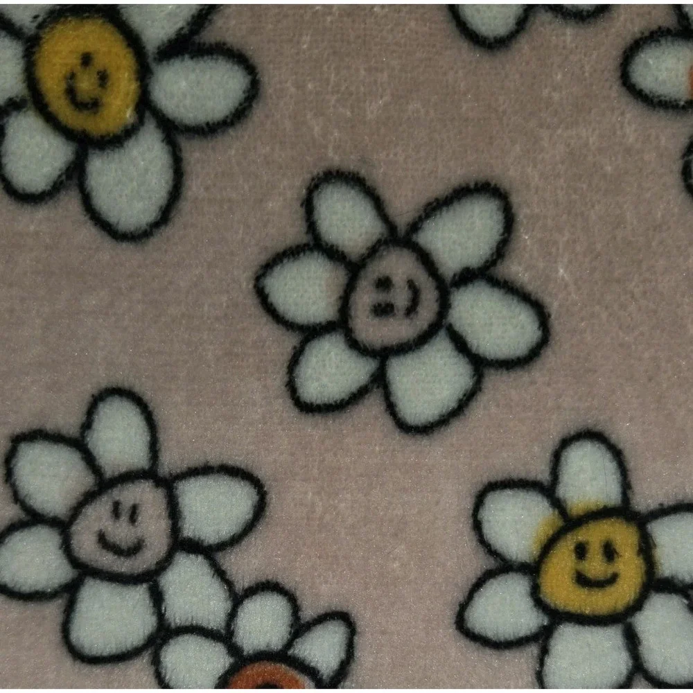 Vera Bradley Fleece Plush Throw Blanket Pink 'Bloom Boom' 50x80